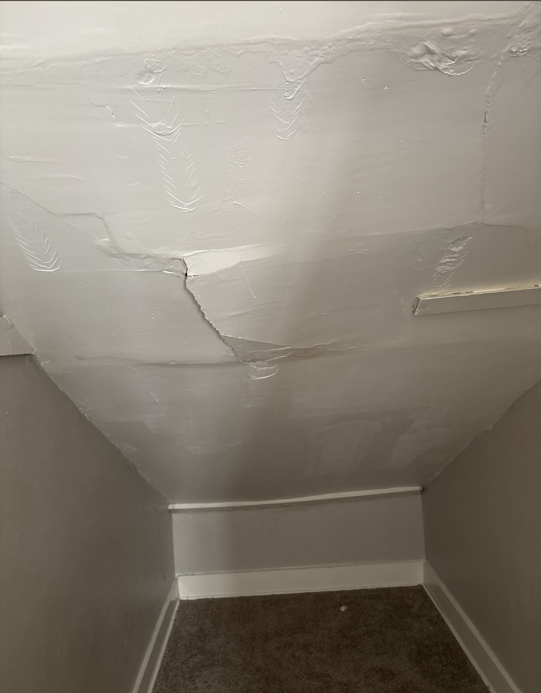 Ceiling after repair
