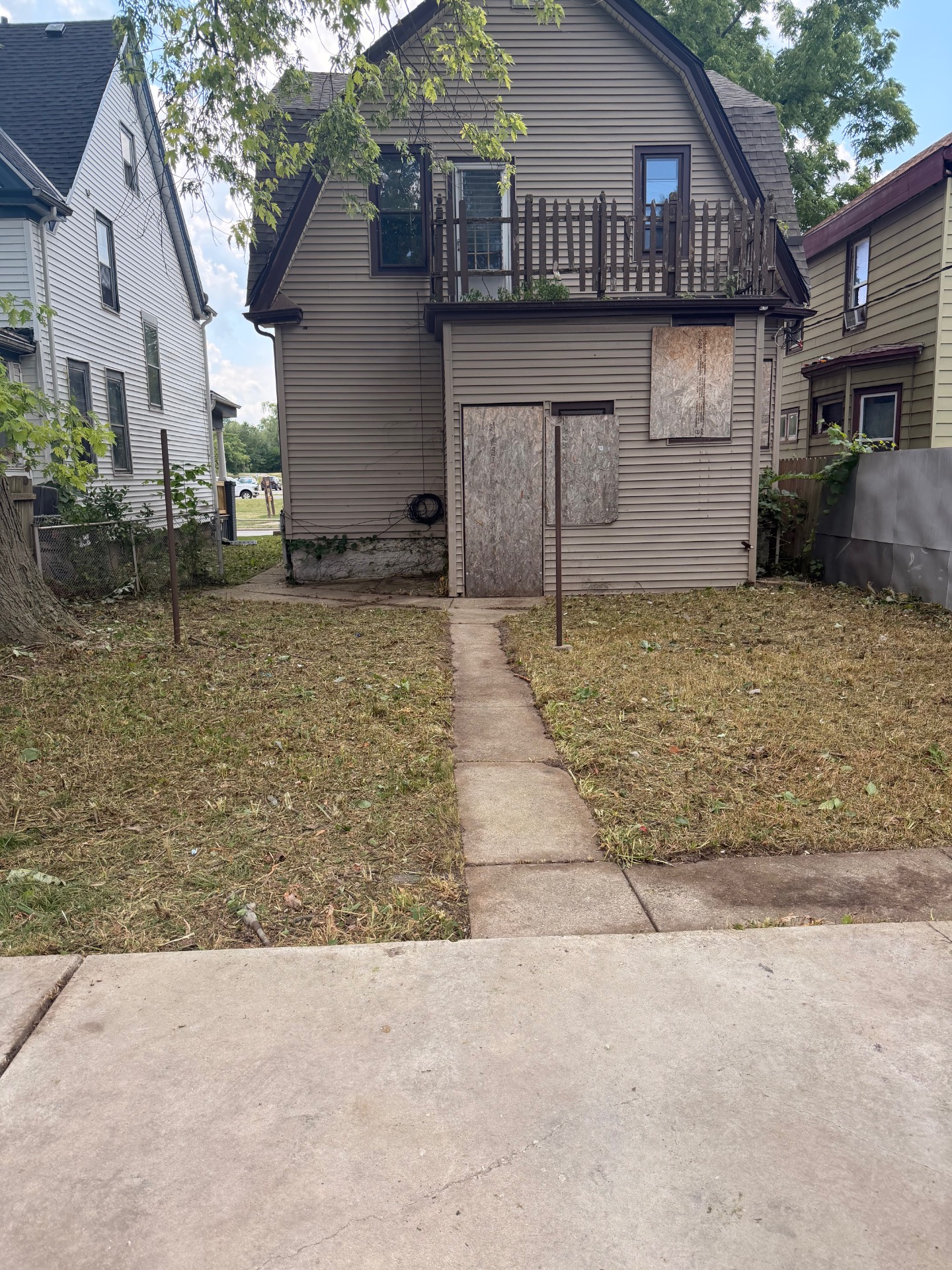 Yard Cleanup — after